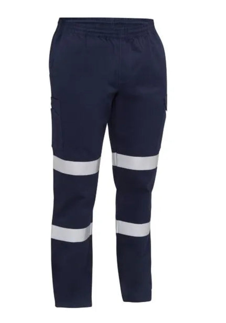 BISLEY STRETCH COTTON DRILL ELASTIC WAIST CARGO TROUSER