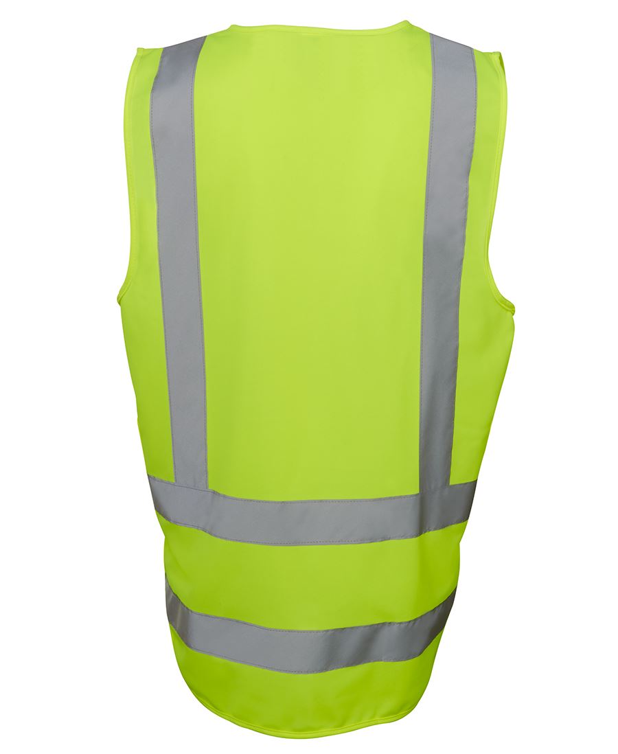 JB's Hi Vis Zip Drop Tail H Pattern (D+N) Vest 6DNDV