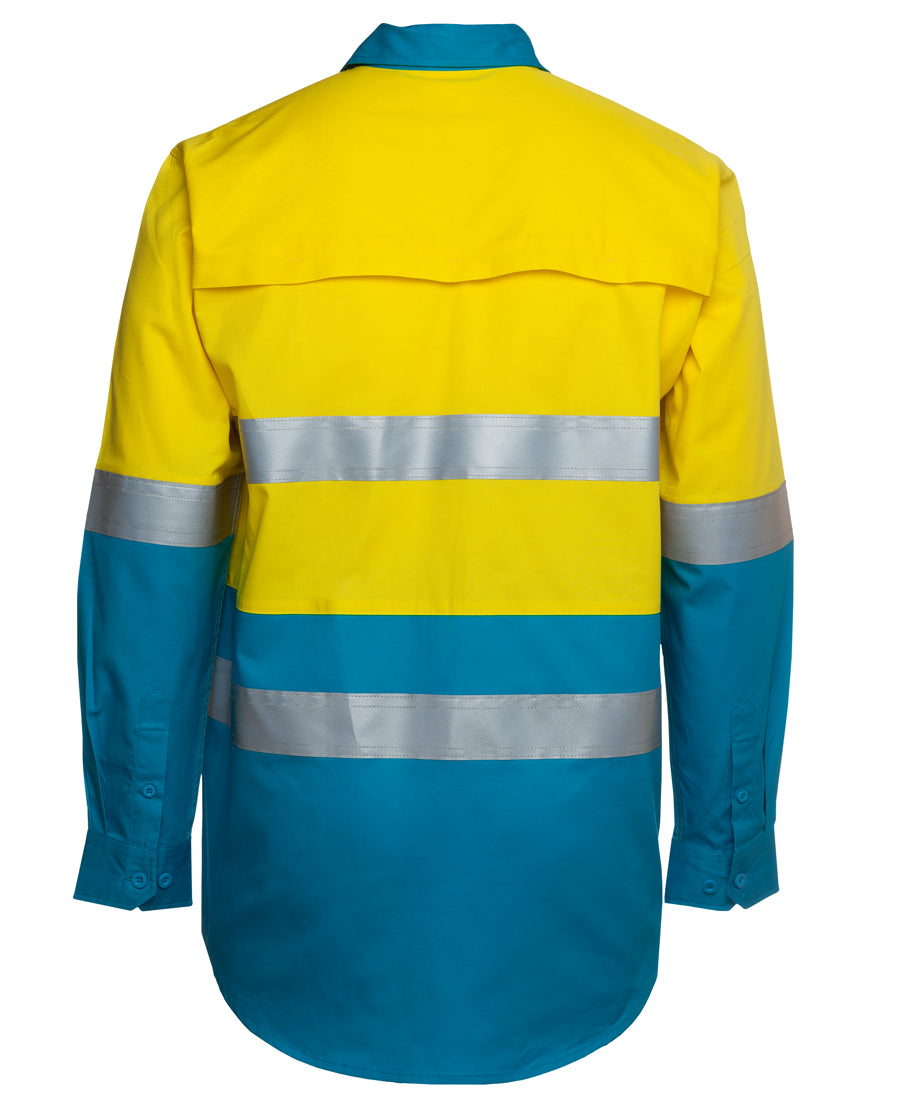 JB'S HI VIS L/S (D+N) 150G WORK SHIRT 6DNWL