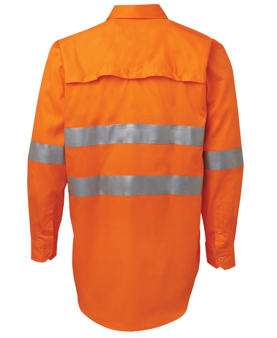 JB'S HI VIS L/S (D+N) 150G WORK SHIRT 6DNWL