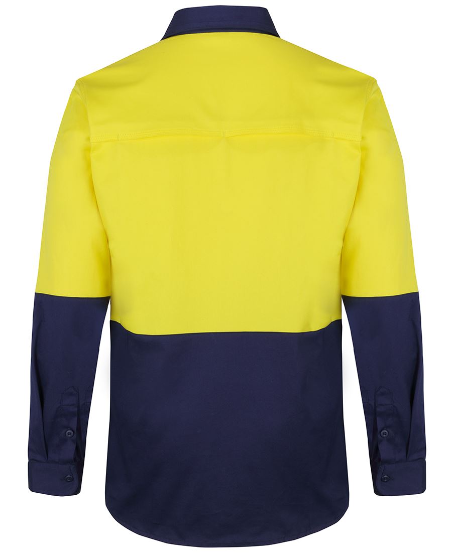 JB'S HI VIS L/S STRETCH WORK SHIRT 6HSWL