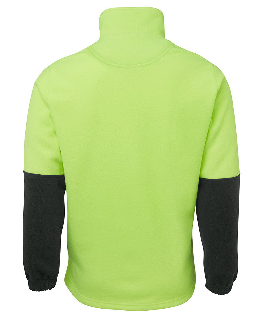 JB'S HI VIS 1/2 ZIP POLAR FLEECE