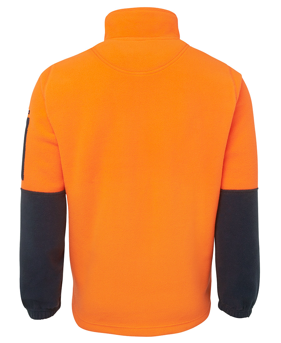 JB'S HI VIS 1/2 ZIP POLAR FLEECE