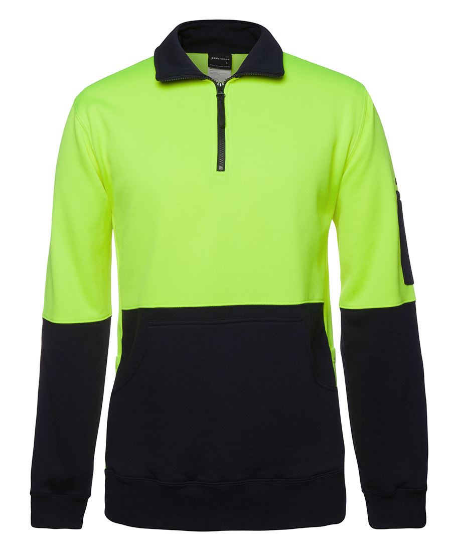 JB'S HI VIS 330G 1/2 ZIP FLEECE 6HVPZ