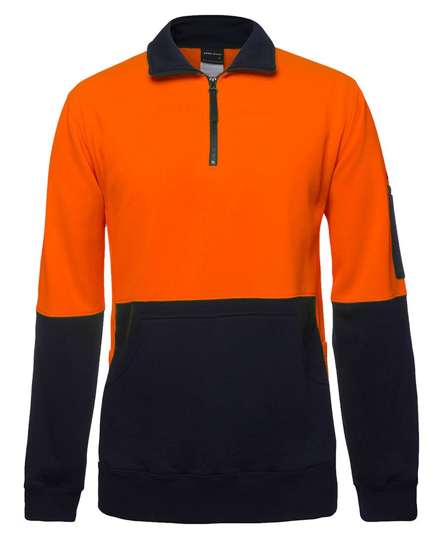 JB'S HI VIS 330G 1/2 ZIP FLEECE 6HVPZ