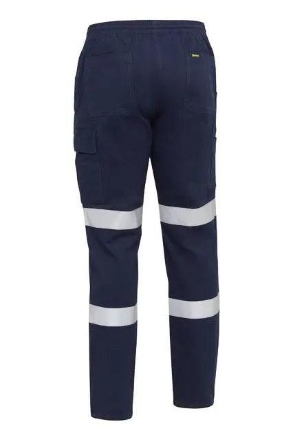 BISLEY STRETCH COTTON DRILL ELASTIC WAIST CARGO TROUSER